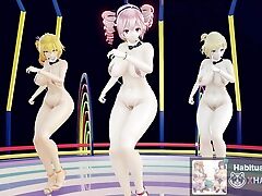 Mmd R18  Baam Mmd Sexy Bitch Princess Dance Ahegao Fake Penis Three Dimensional Anime Porn